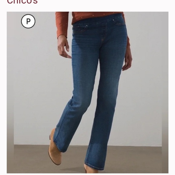 Chico’s Platinum Loren RG Denim Women’s Pull-on Jeans Size 2 (33x28) - Picture 1 of 6